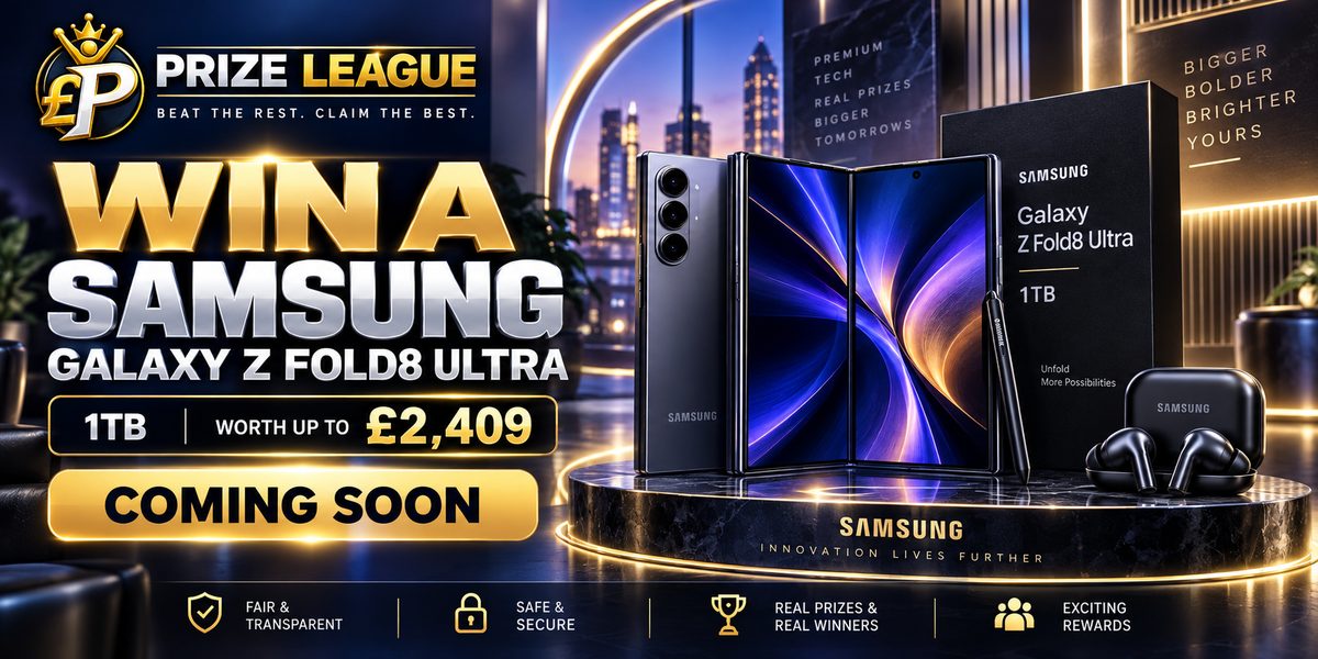 WIN A SAMSUNG GALAXY Z FOLD8 ULTRA - COMING SOON