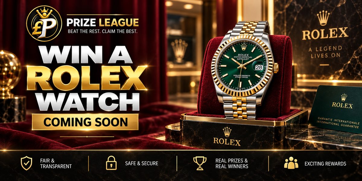 WIN A ROLEX WATCH - COMING SOON
