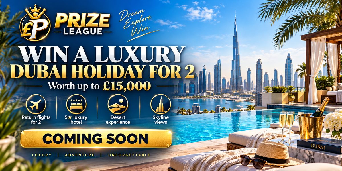 WIN A LUXURY DUBAI HOLDAY FOR 2 - COMING SOON