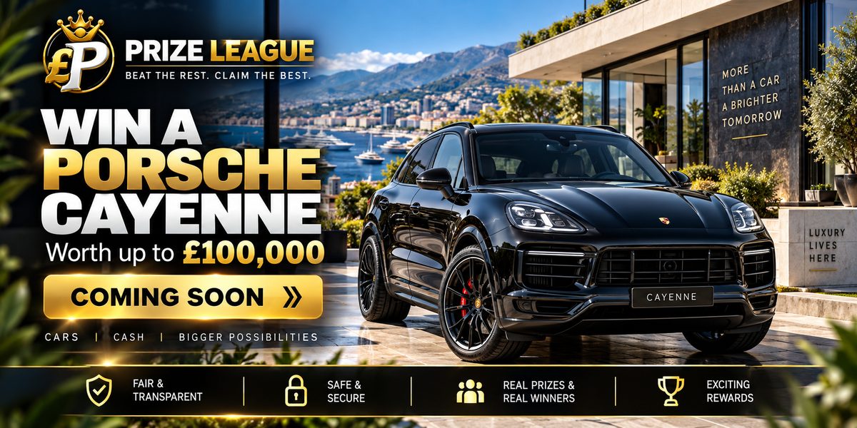 WIN A PORSCHE CAYENNE - COMING SOON